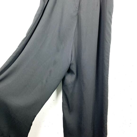 4Sienna Womens Spaghetti Strap Jumpsuit Back Buttons Cutout Black Size Large - Picture 7 of 15